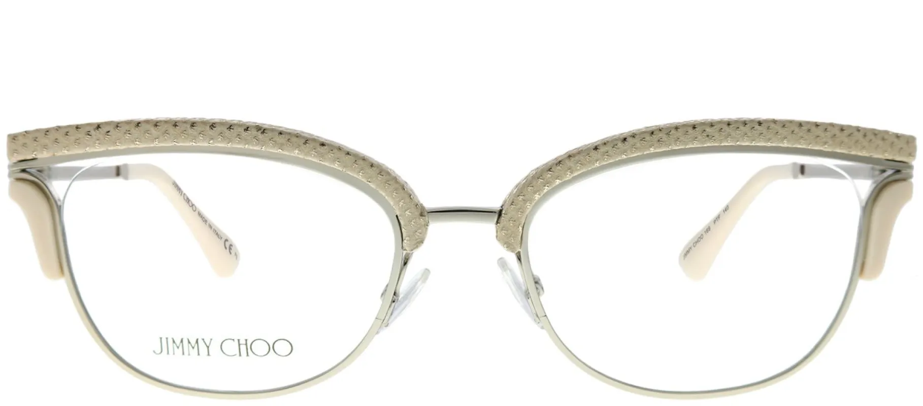 Jimmy Choo JC 169 PTF Square Plastic Pink Eyeglasses with Demo Lens sold by Gaffos