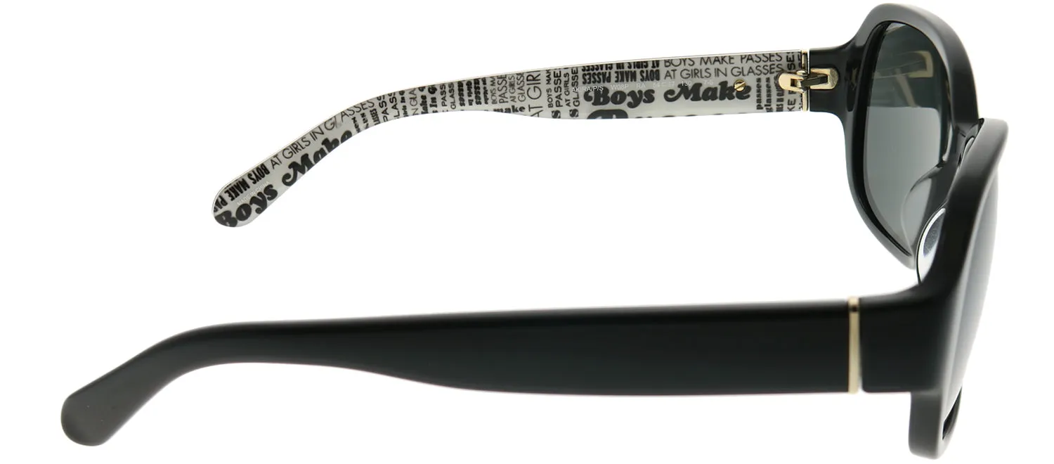 Kate Spade KS Akira/P 9KQ RA Rectangle Plastic Black Sunglasses with Grey Polarized Lens sold by Gaffos product image thumbnail 3