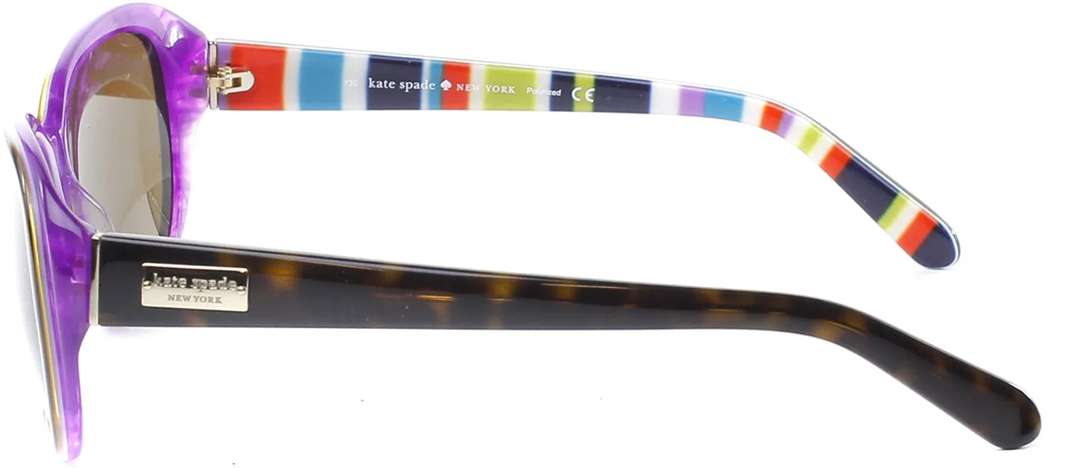 Kate Spade KS HildeP X72P Fashion Plastic Tortoise/ Havana Sunglasses with Brown Polarized Lens sold by Gaffos product image thumbnail 3