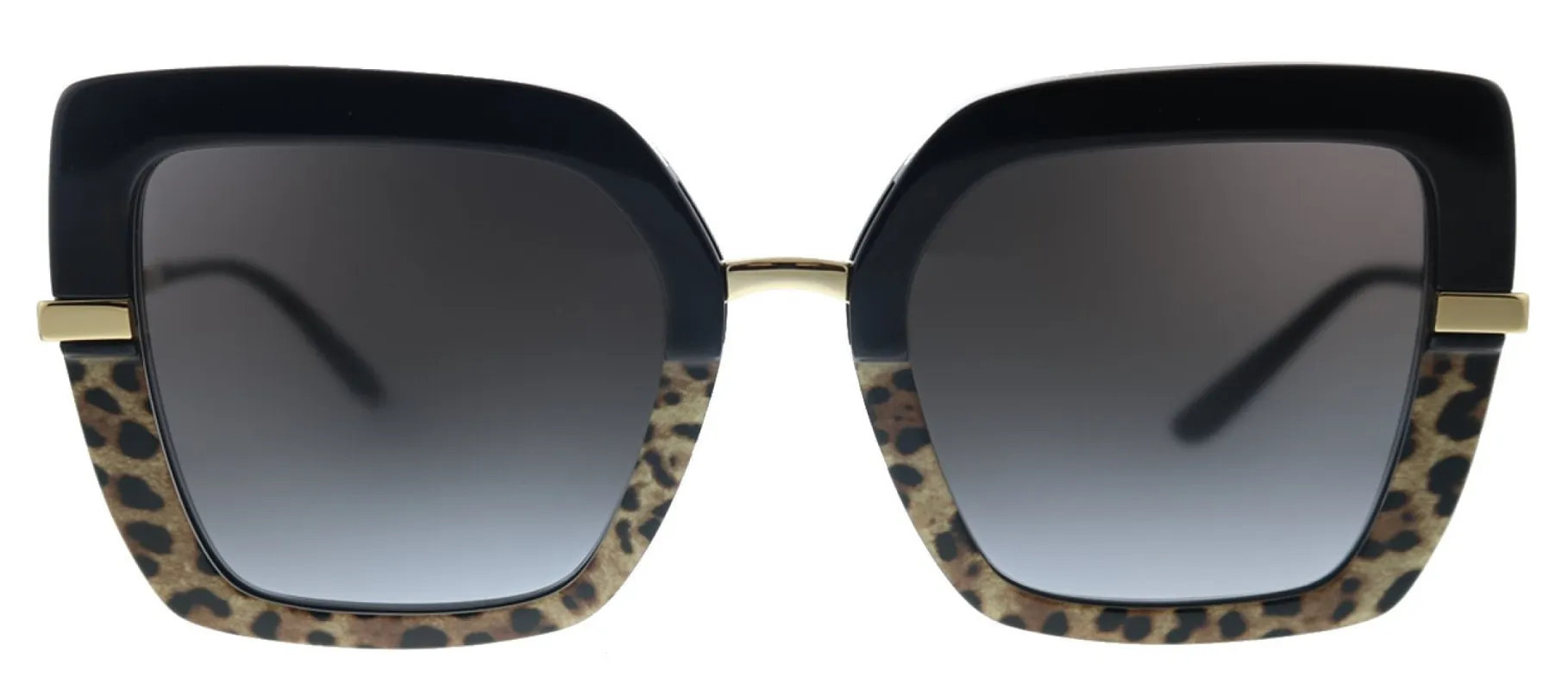 Dolce & Gabbana DG 4373 32448G Square Plastic Multicolor Sunglasses with Grey Gradient Lens sold by Gaffos