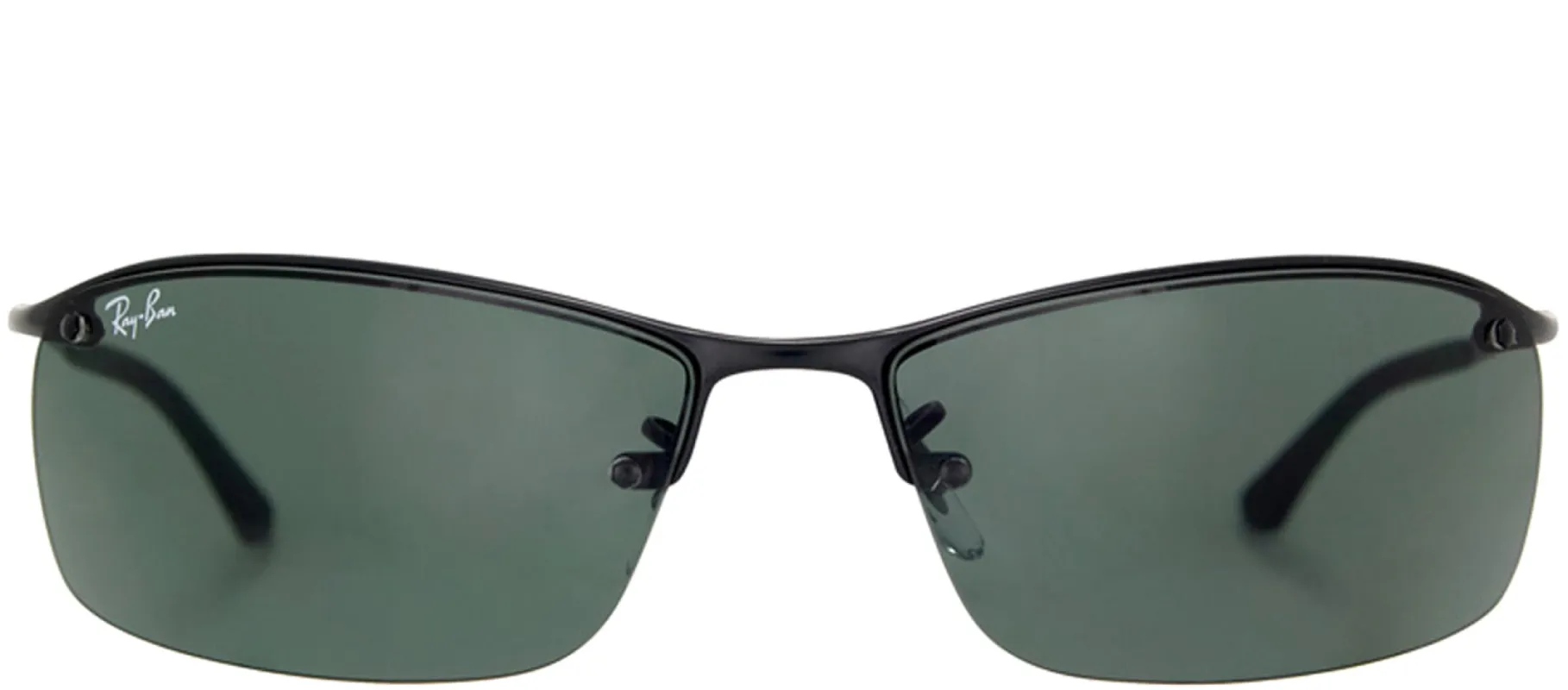 Ray-Ban RB 3183 006/71 Sport Metal Black Sunglasses with Green Lens sold by Gaffos
