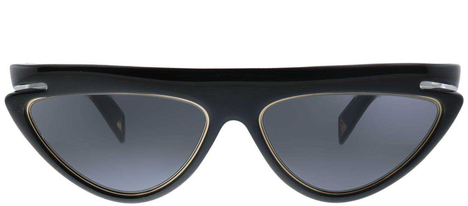 Fendi FF 0383 807 Cat-Eye Plastic Black Sunglasses with Grey Lens sold by Gaffos