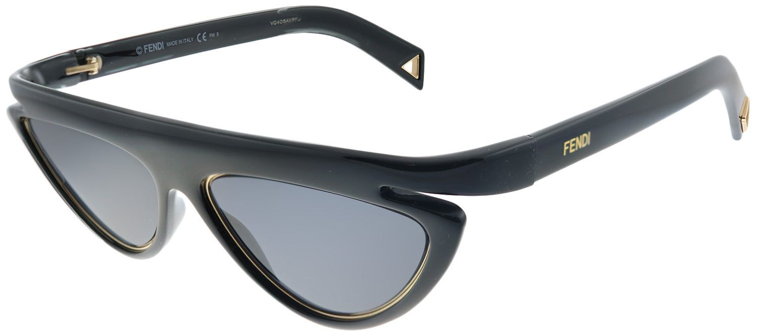 Fendi FF 0383 807 Cat-Eye Plastic Black Sunglasses with Grey Lens sold by Gaffos product image thumbnail 2
