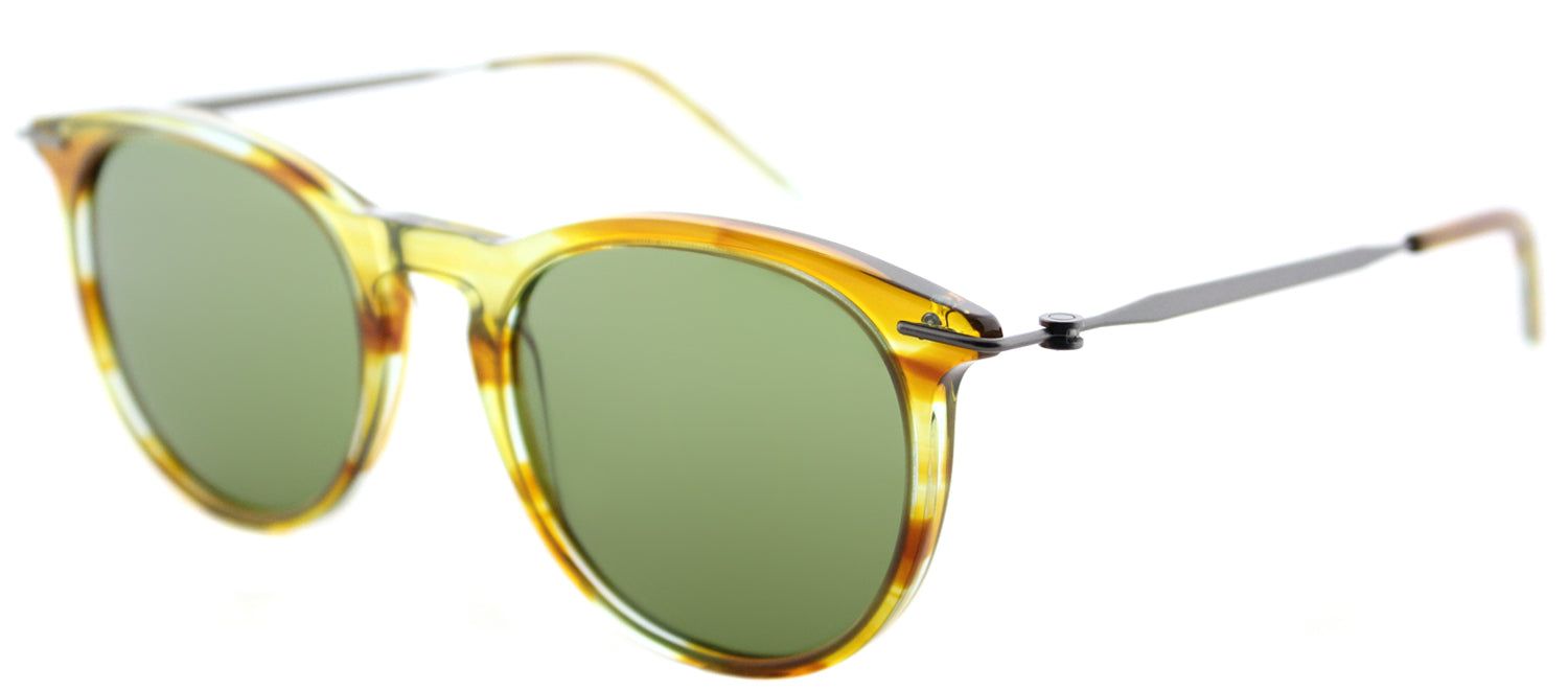 Tomas Maier TM 0006S 006 Round Plastic Tortoise/ Havana Sunglasses with Green Lens sold by Gaffos product image thumbnail 2