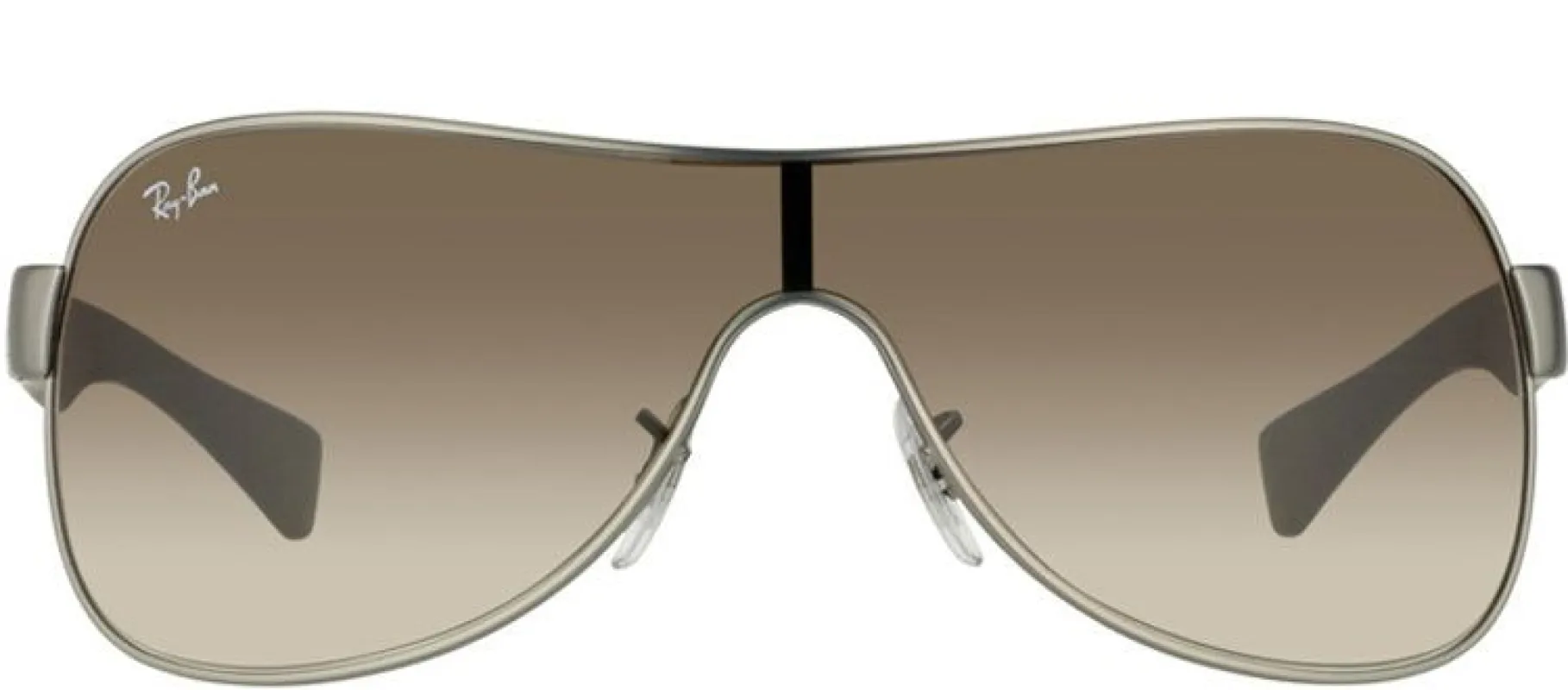 Ray-Ban RB 3471 029/13 Shield Plastic Ruthenium/ Gunmetal Sunglasses with Brown Gradient Lens sold by Gaffos