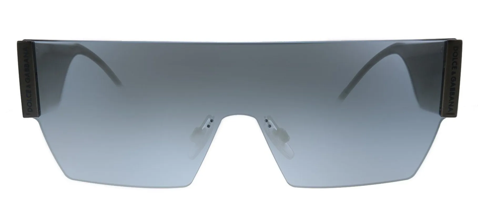 Dolce & Gabbana DG 2233 12866G Square Metal Matte Dark Gunmetal Sunglasses with Grey Mirror Lens sold by Gaffos