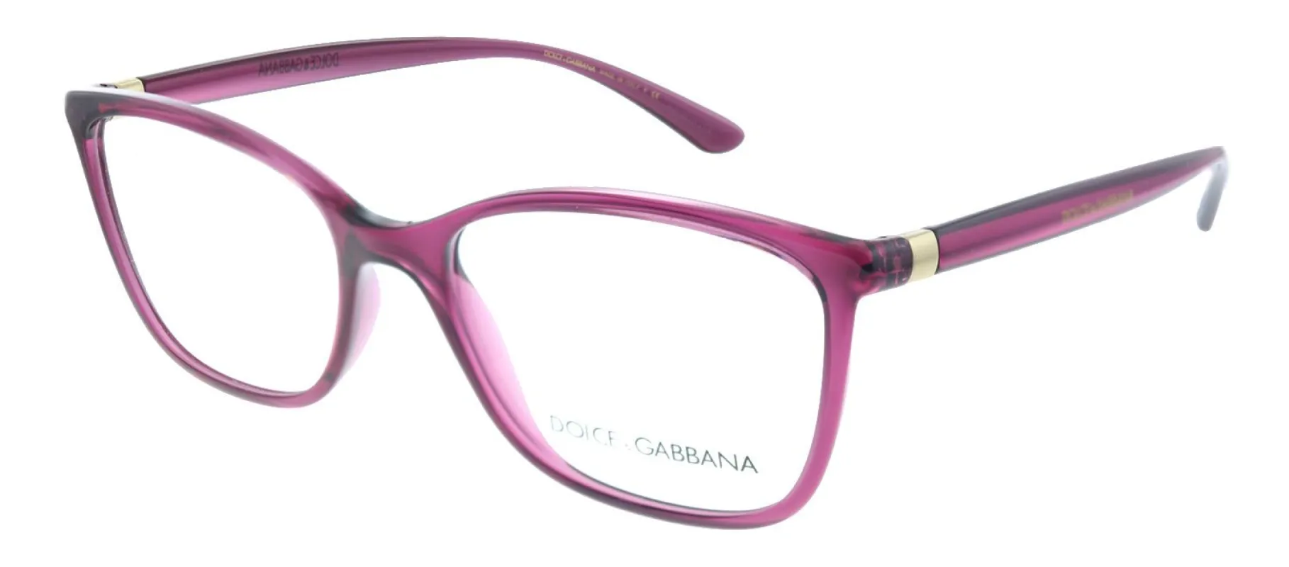 Dolce & Gabbana DG 5026 1754 Rectangle Plastic Burgundy/ Red Eyeglasses with Demo Lens made by Gaffos