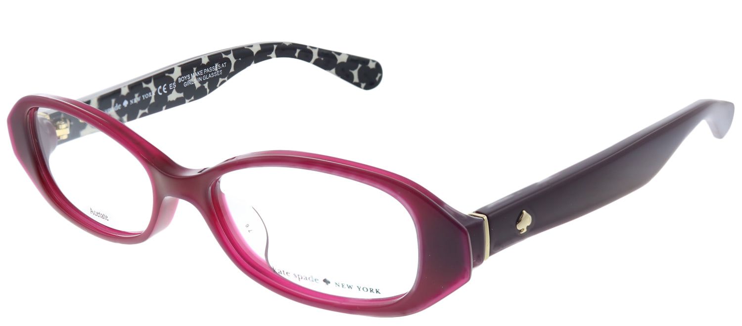 Kate Spade KS Lisann/F S4P Oval Plastic Burgundy/ Red Eyeglasses with Demo Lens sold by Gaffos product image thumbnail 2
