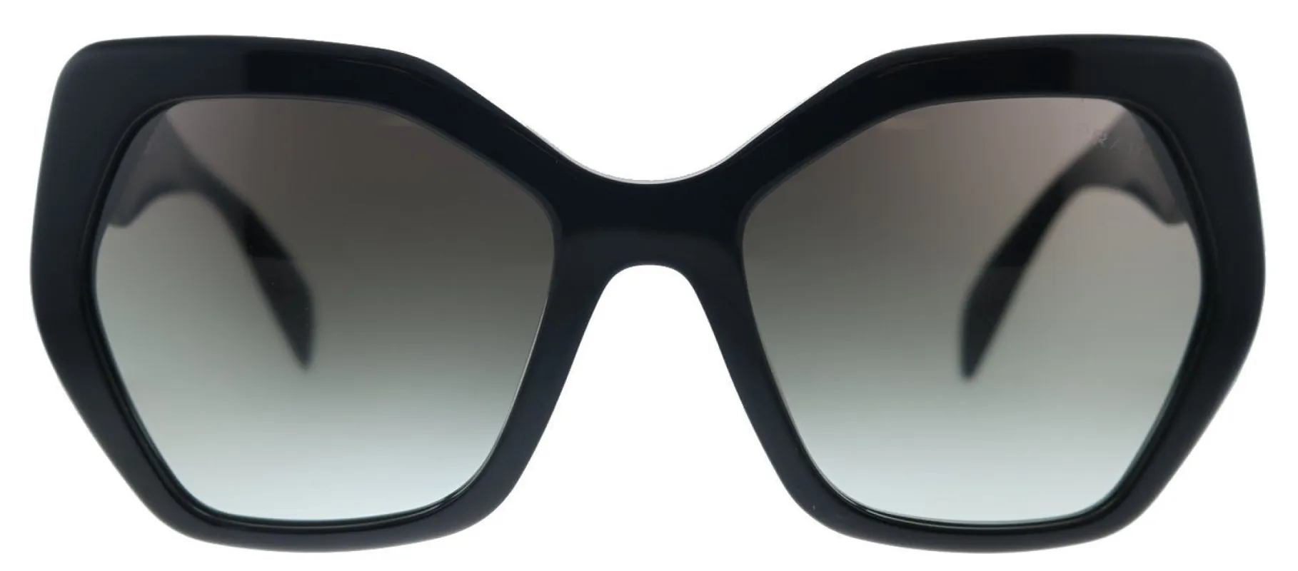 Prada Heritage PR 16RS 1AB0A7 Butterfly Plastic Black Sunglasses with Grey Gradient Lens sold by Gaffos