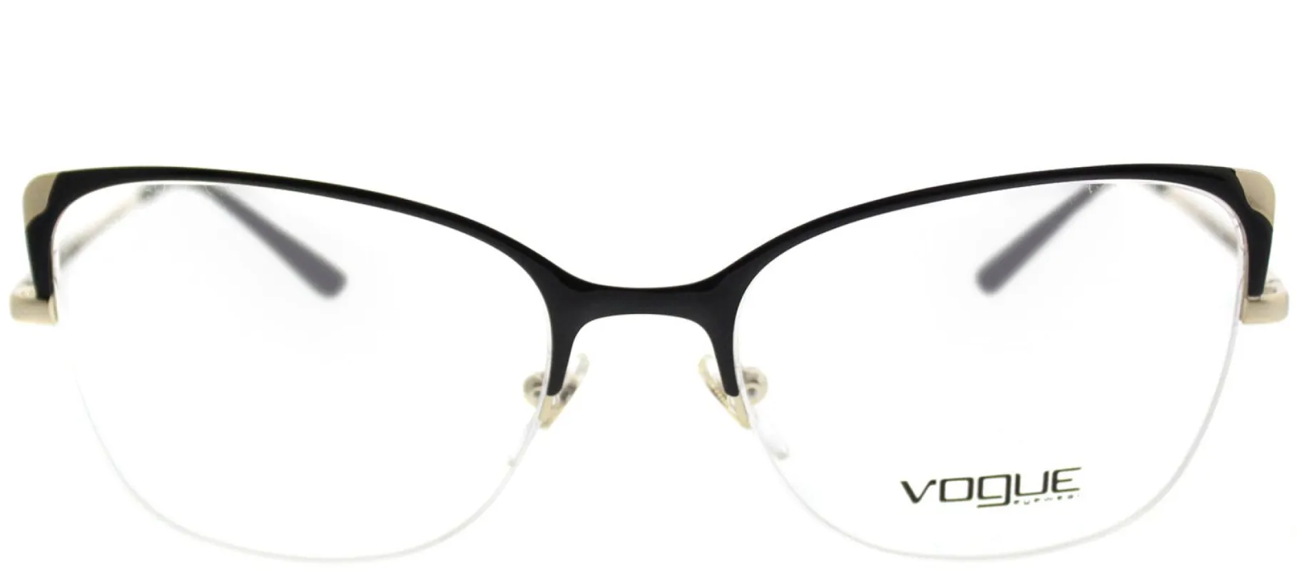 Vogue VO 4077 352 Cat-Eye Metal Black Eyeglasses with Demo Lens sold by Gaffos