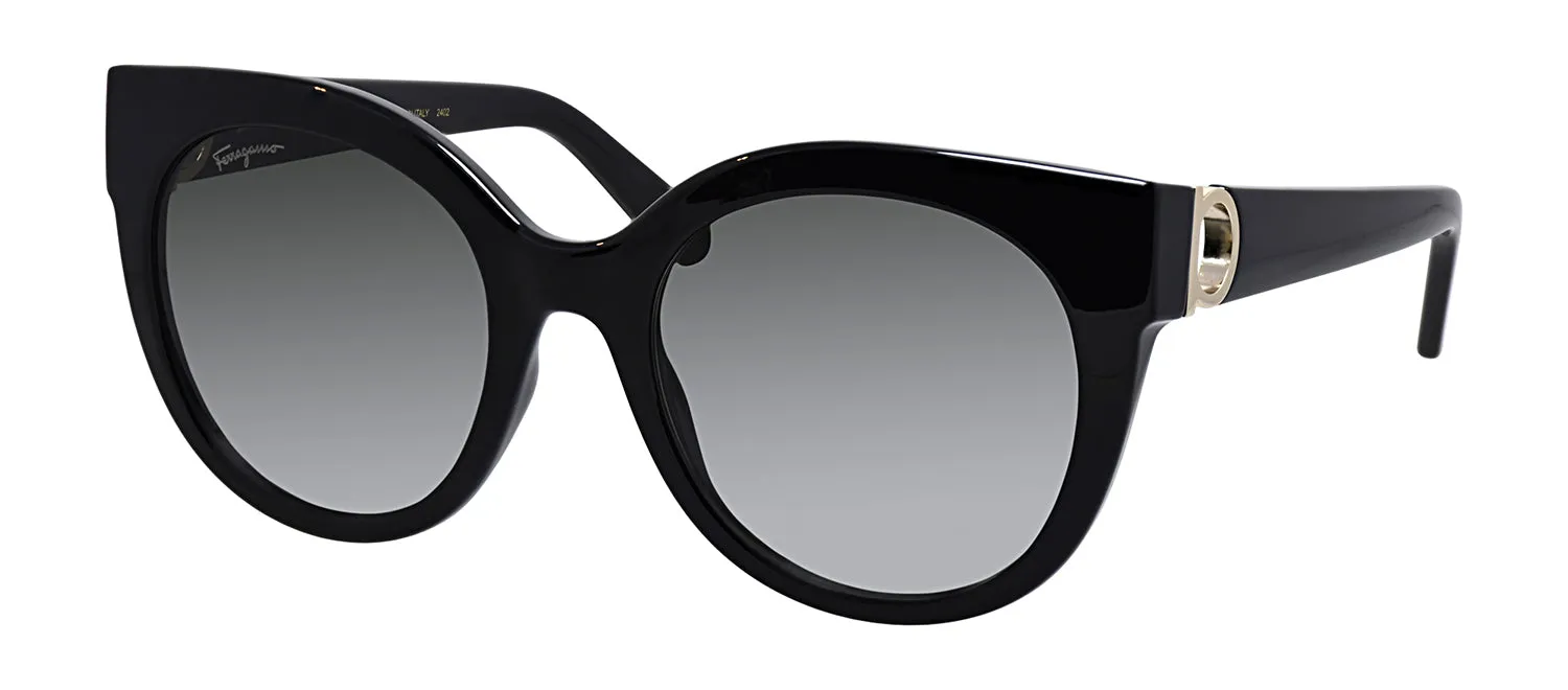 Salvatore Ferragamo SF 1031S 001 Cat Eye Plastic Black Sunglasses with Grey Lens sold by Gaffos product image thumbnail 2