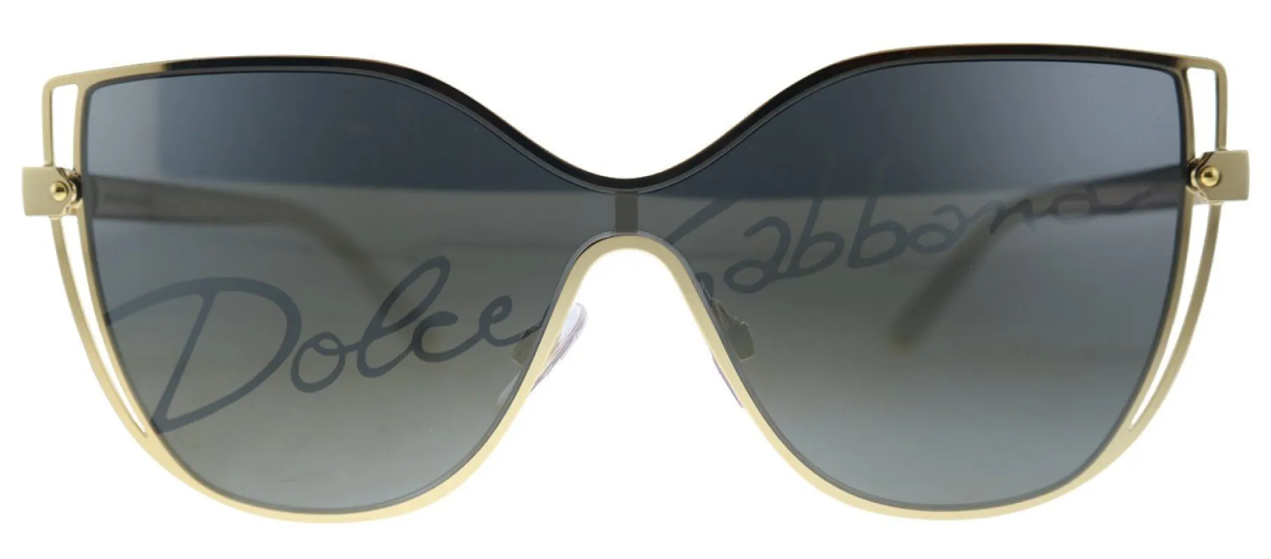Dolce & Gabbana DG 2236 02/P Butterfly Metal Gold Sunglasses with Grey Lens sold by Gaffos