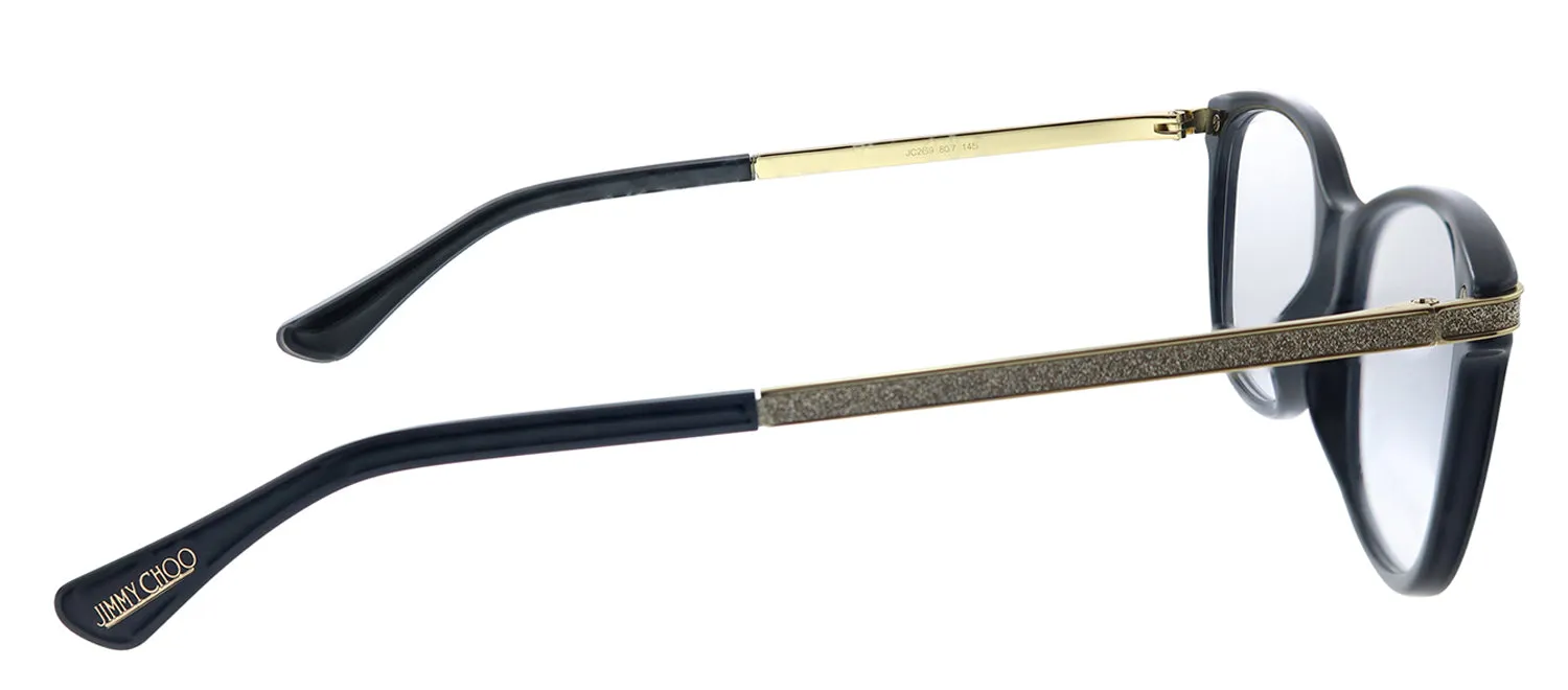 Jimmy Choo JC 269 807 Rectangle Plastic Black Eyeglasses with Demo Lens sold by Gaffos product image thumbnail 3