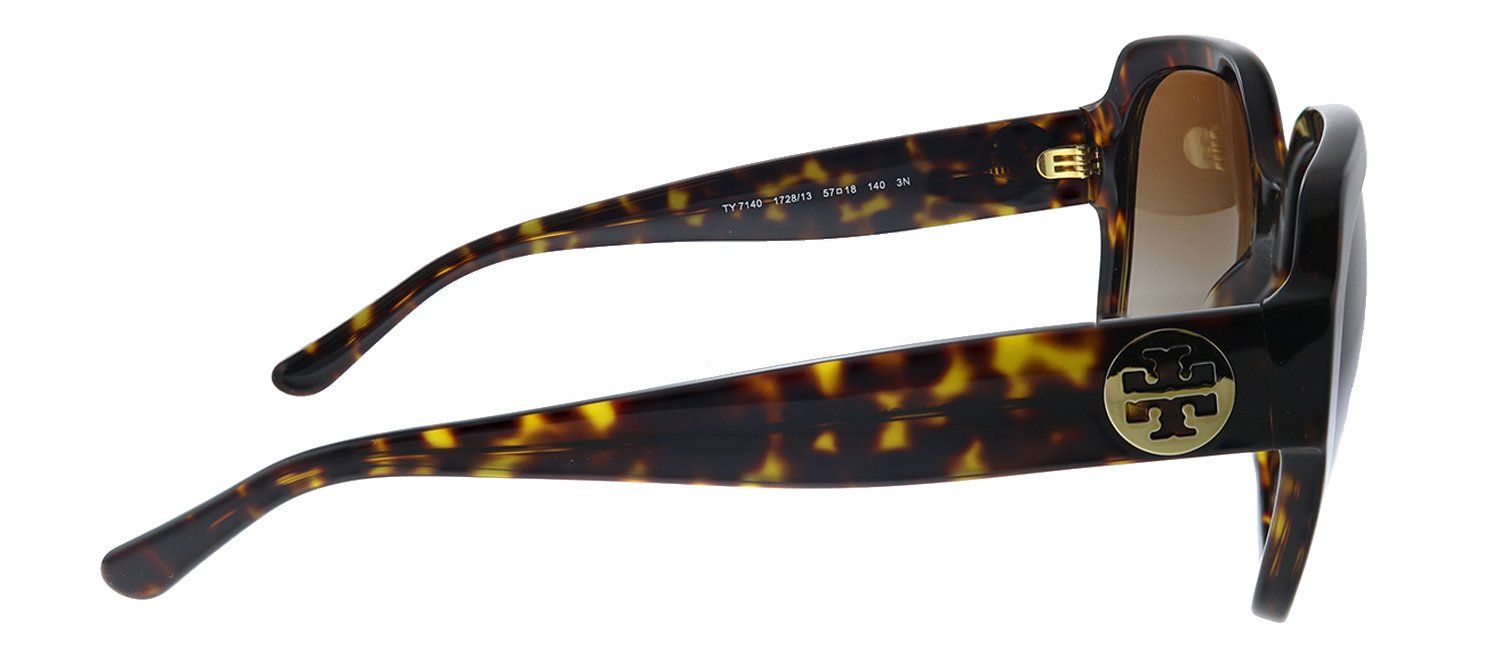 Tory Burch TY 7140 172813 Square Plastic Havana Sunglasses with Brown Gradient Lens sold by Gaffos product image thumbnail 3