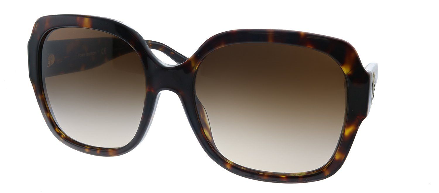 Tory Burch TY 7140 172813 Square Plastic Havana Sunglasses with Brown Gradient Lens sold by Gaffos product image thumbnail 2