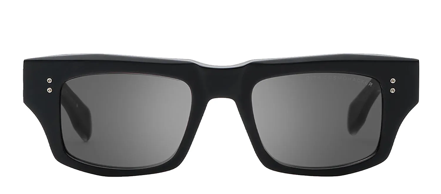 Dita COSMOHACKER DT DTS727 A-01 Rectangle Plastic Black Sunglasses with Grey Lens sold by Gaffos