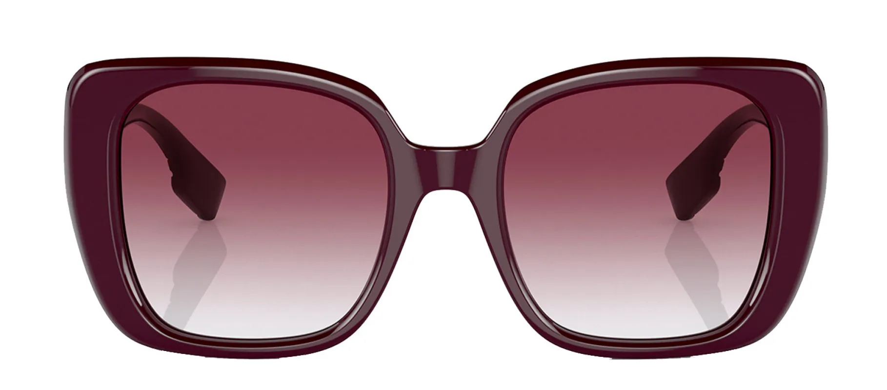 Burberry HELENA BE 4371 39798H Square Plastic Burgundy Sunglasses with Purple Gradient Lens sold by Gaffos