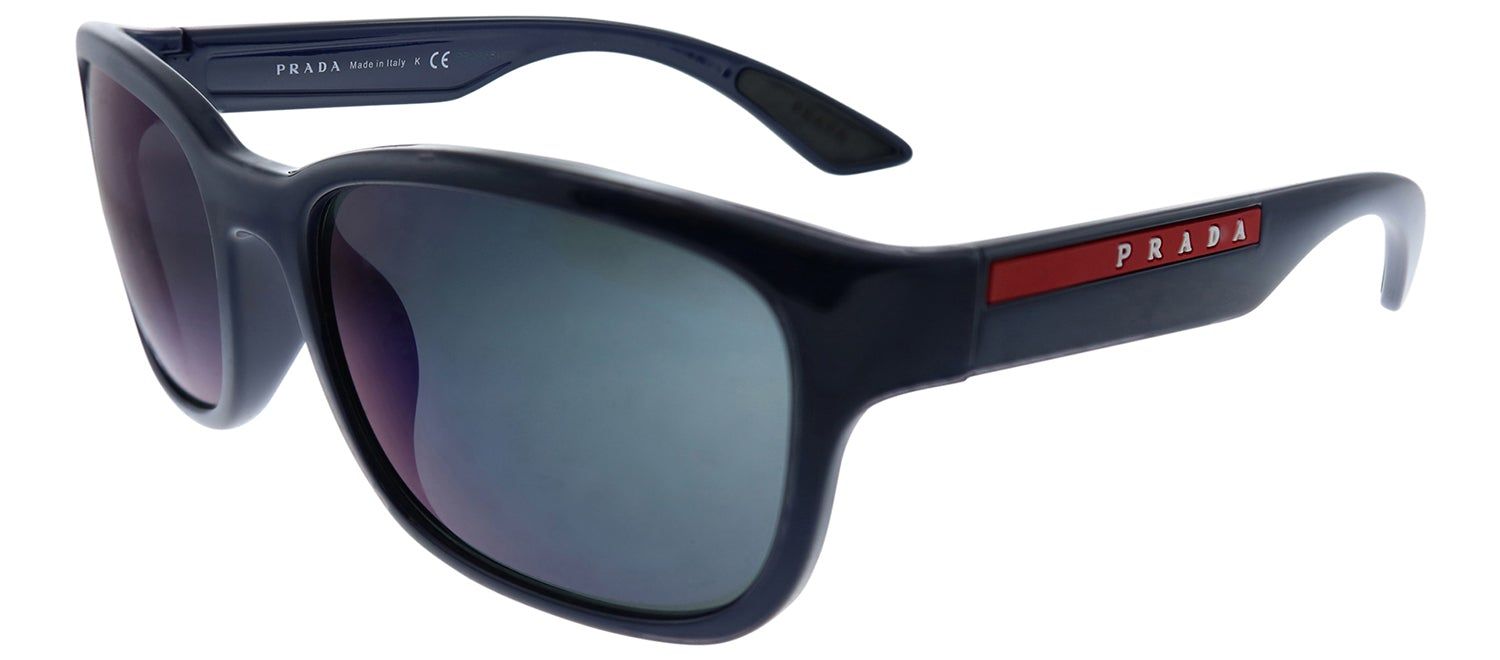 Prada Linea Rossa PS 05VSF MAB387 Rectangle Plastic Blue Sunglasses with Grey Lens sold by Gaffos product image thumbnail 2