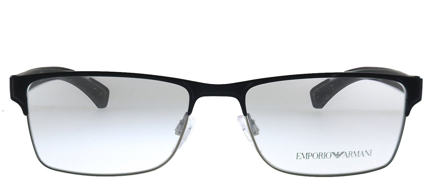 Emporio Armani EA 1052 3094 Rectangle Metal Black Eyeglasses with Demo Lens sold by Gaffos