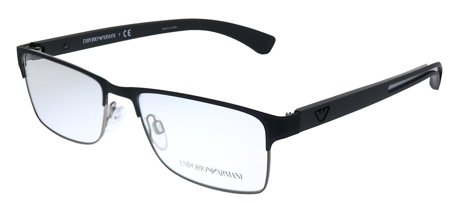 Emporio Armani EA 1052 3094 Rectangle Metal Black Eyeglasses with Demo Lens sold by Gaffos product image thumbnail 2
