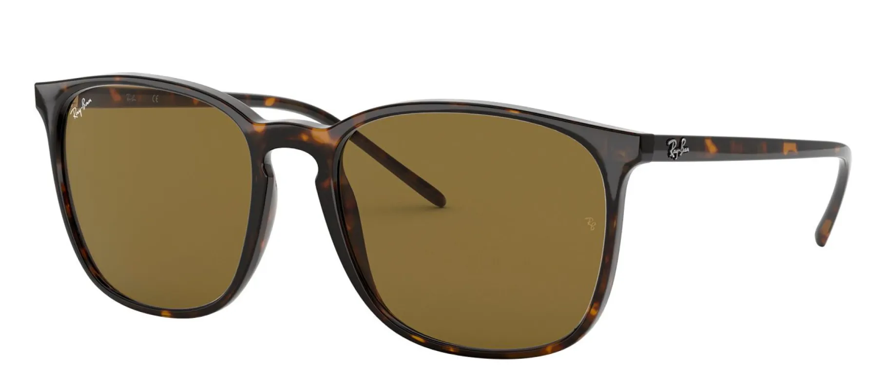 Ray-Ban RB 4387F 902/73 Oval Plastic Tortoise Sunglasses with Brown Lens sold by Gaffos