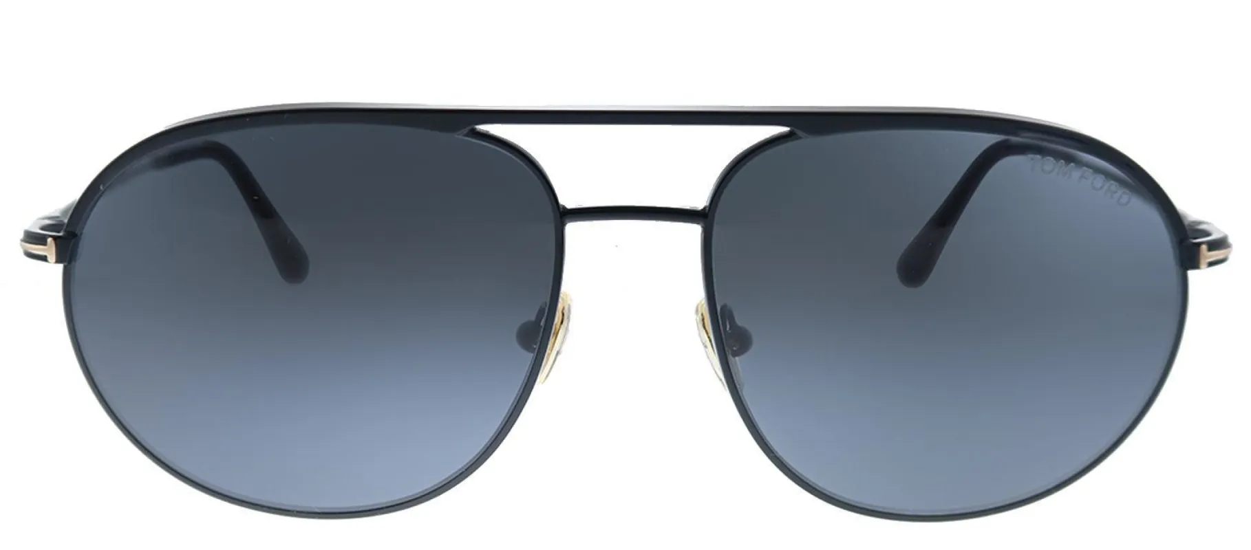 Tom Ford Gio TF 772 02A Aviator Metal Black Sunglasses with Grey Lens sold by Gaffos