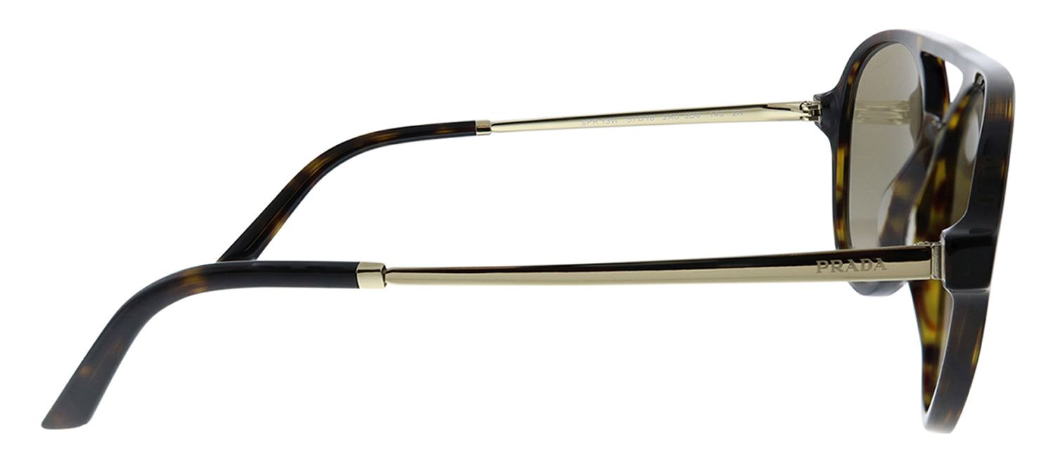 Prada PR 13WS 2AU3D0 Aviator Plastic Havana Sunglasses with Brown Gradient Lens sold by Gaffos product image thumbnail 3