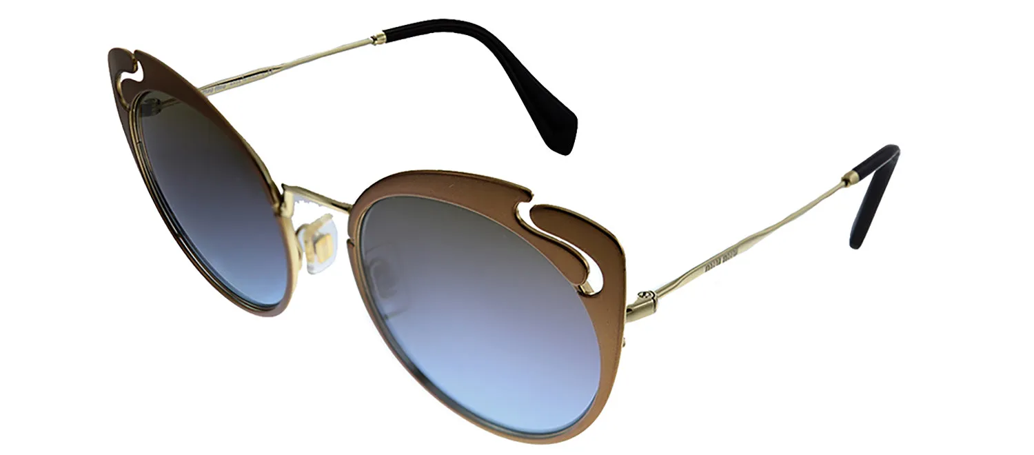 Miu Miu MU 57TS 130152 Cat-Eye Metal Brown Sunglasses with Pink Gradient Lens sold by Gaffos product image thumbnail 2