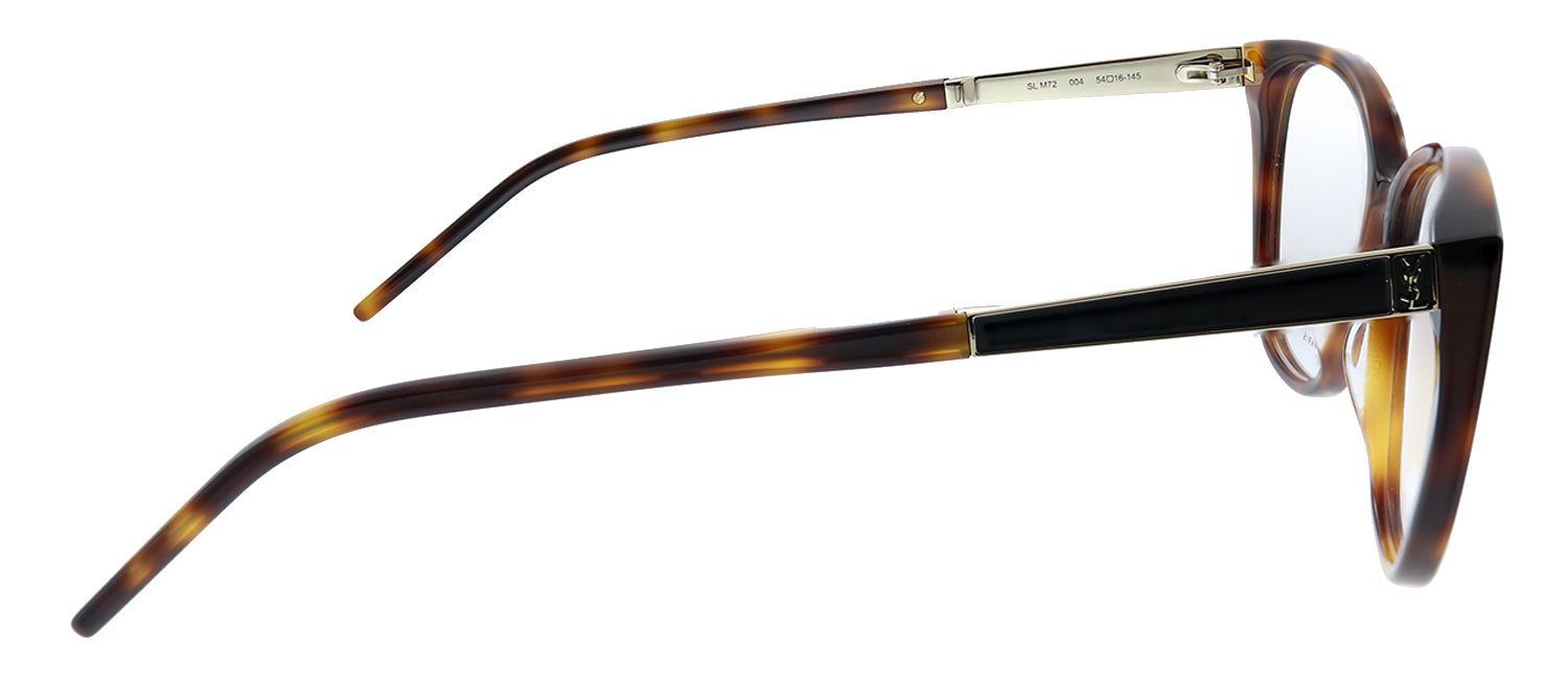 Saint Laurent SL M72 004 Cat-Eye Acetate Havana Eyeglasses with Demo Lens sold by Gaffos product image thumbnail 3