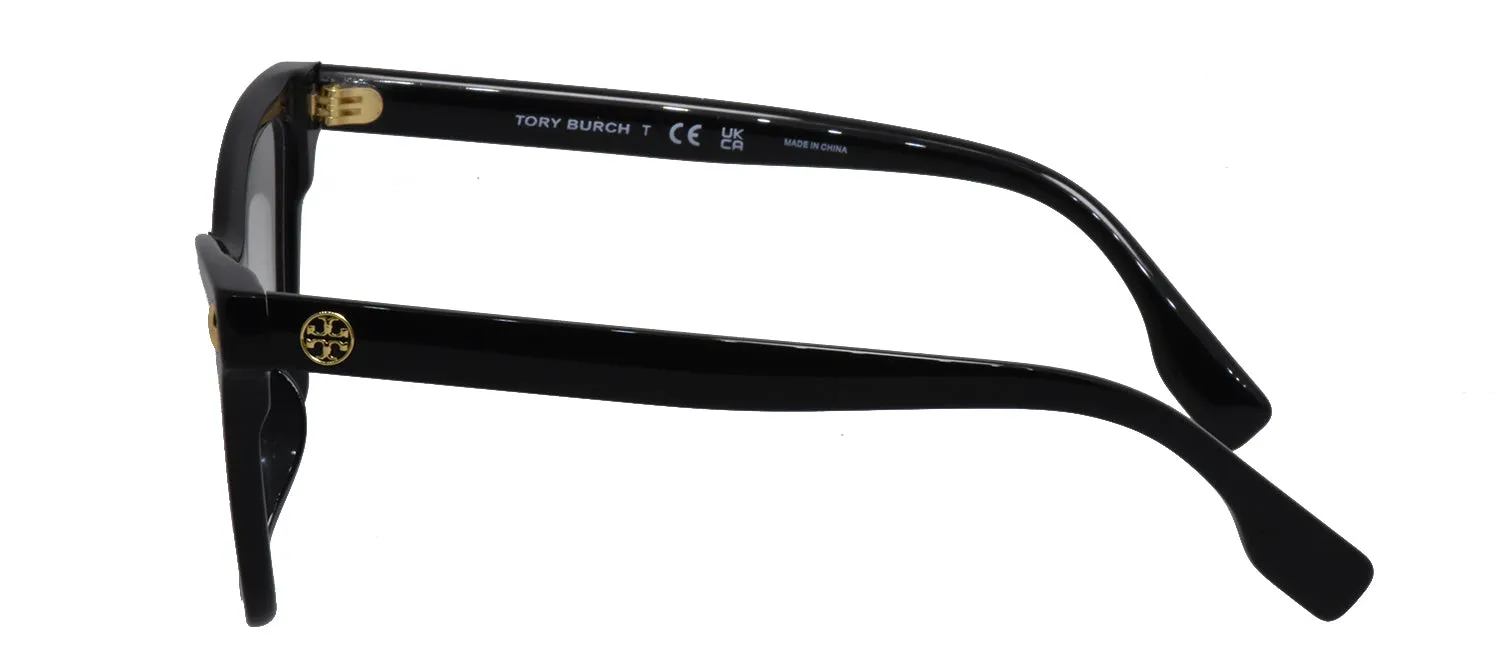 Tory Burch TY 2142U 1709 Cat-Eye Plastic Black Eyeglasses with Logo Stamped Demo Lenses sold by Gaffos product image thumbnail 4