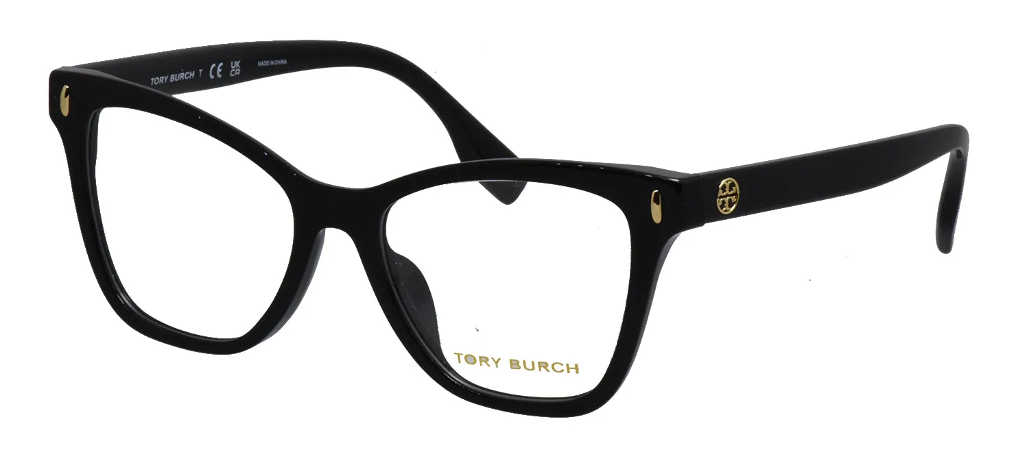 Tory Burch TY 2142U 1709 Cat-Eye Plastic Black Eyeglasses with Logo Stamped Demo Lenses sold by Gaffos product image thumbnail 2