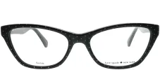 Kate Spade KS Alaysha 7RM Cat-Eye Plastic Black Eyeglasses with Demo Lens sold by Gaffos