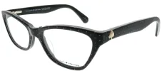 Kate Spade KS Alaysha 7RM Cat-Eye Plastic Black Eyeglasses with Demo Lens sold by Gaffos