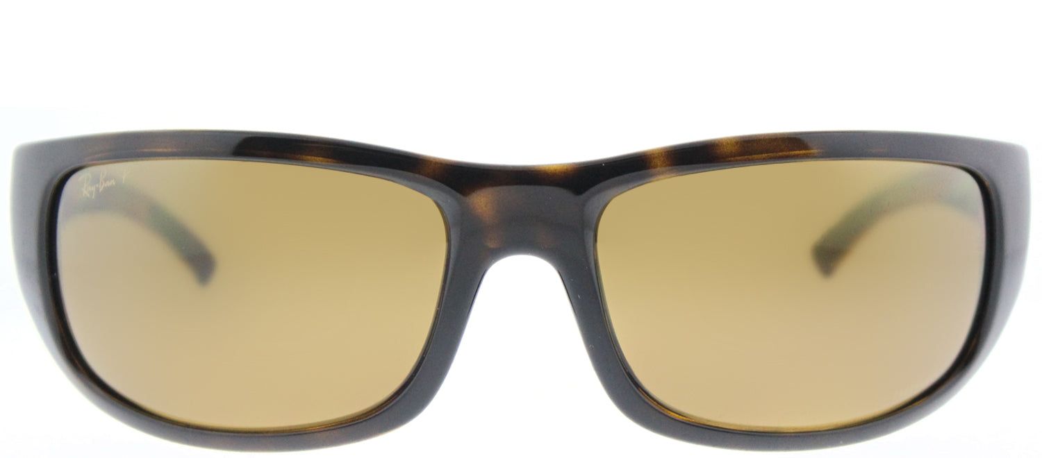 Ray-Ban RB 4283CH 710/A3 Sport Plastic Tortoise/ Havana Sunglasses with Bronze Mirror Chromance Lens sold by Gaffos