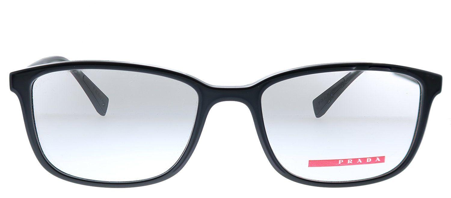 Prada Linea Rossa Lifestyle PS 04IV 1AB1O1 Rectangle Plastic Black Eyeglasses with Demo Lens sold by Gaffos