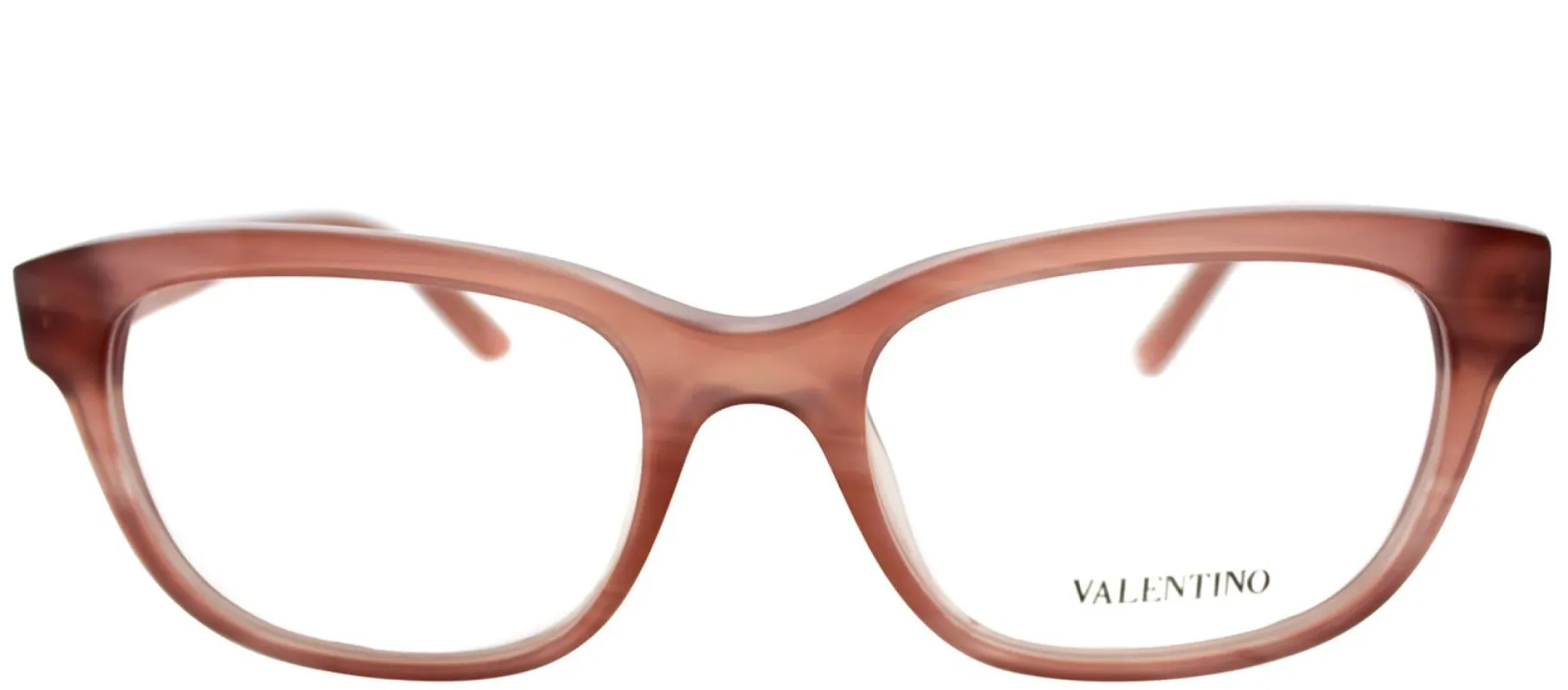 Valentino VL 2671 601 Rectangle Plastic Pink Eyeglasses with Demo Lens sold by Gaffos