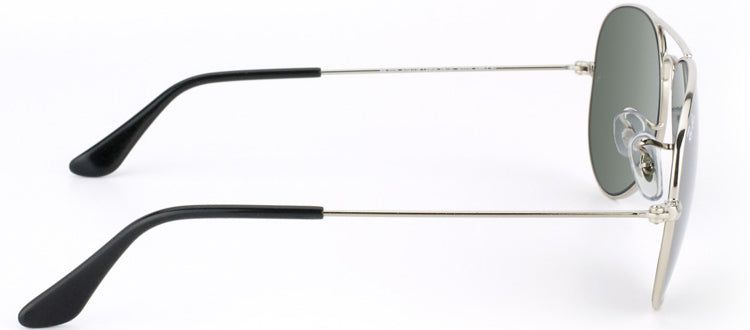 Ray-Ban RB 3025 W3275 Aviator Metal Silver Sunglasses with Crystal Grey Mirror Lens sold by Gaffos product image thumbnail 3