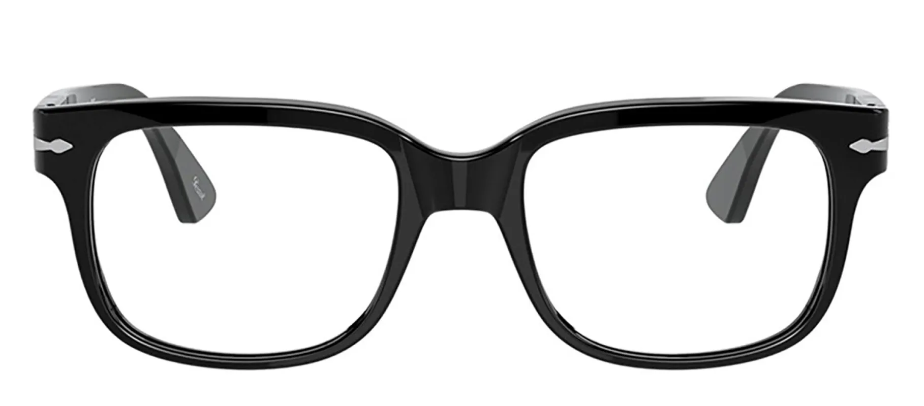 Persol PO 3252V 95 Pillow Plastic Black Eyeglasses with Logo Stamped Demo Lenses sold by Gaffos