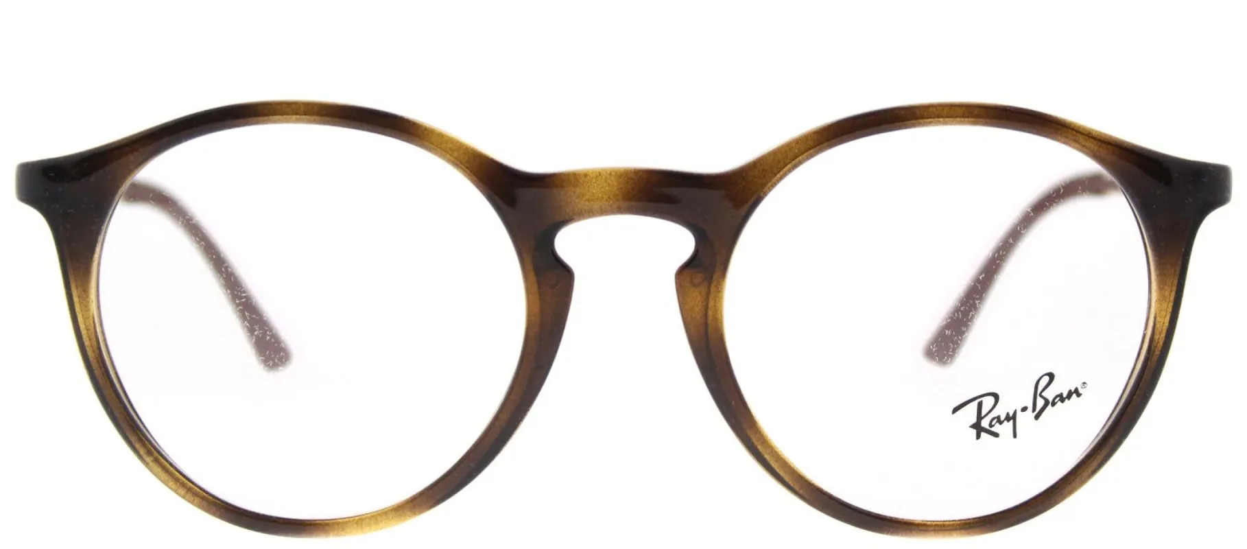 Ray-Ban RX 7132 2012 Round Plastic Tortoise/ Havana Eyeglasses with Demo Lens sold by Gaffos