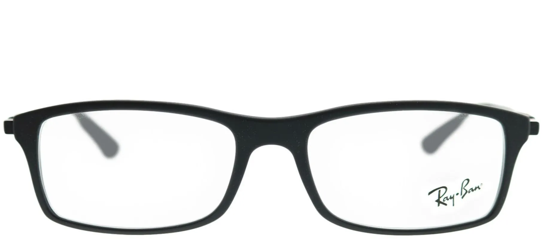 Ray-Ban RX 7017 5196 Rectangle Plastic Black Eyeglasses with Demo Lens sold by Gaffos