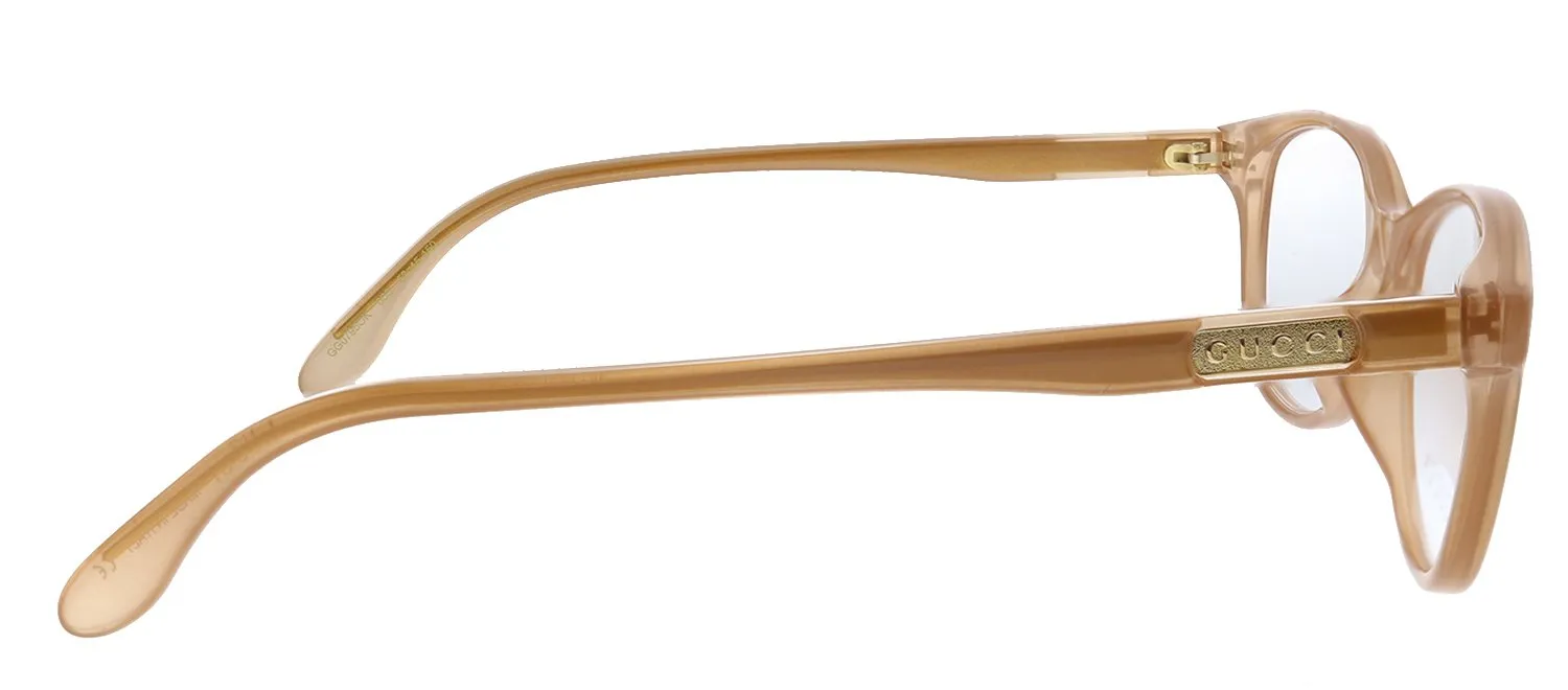 Gucci GG 0795OK 003 Rectangle Acetate Pink Eyeglasses with Demo Lens sold by Gaffos product image thumbnail 3