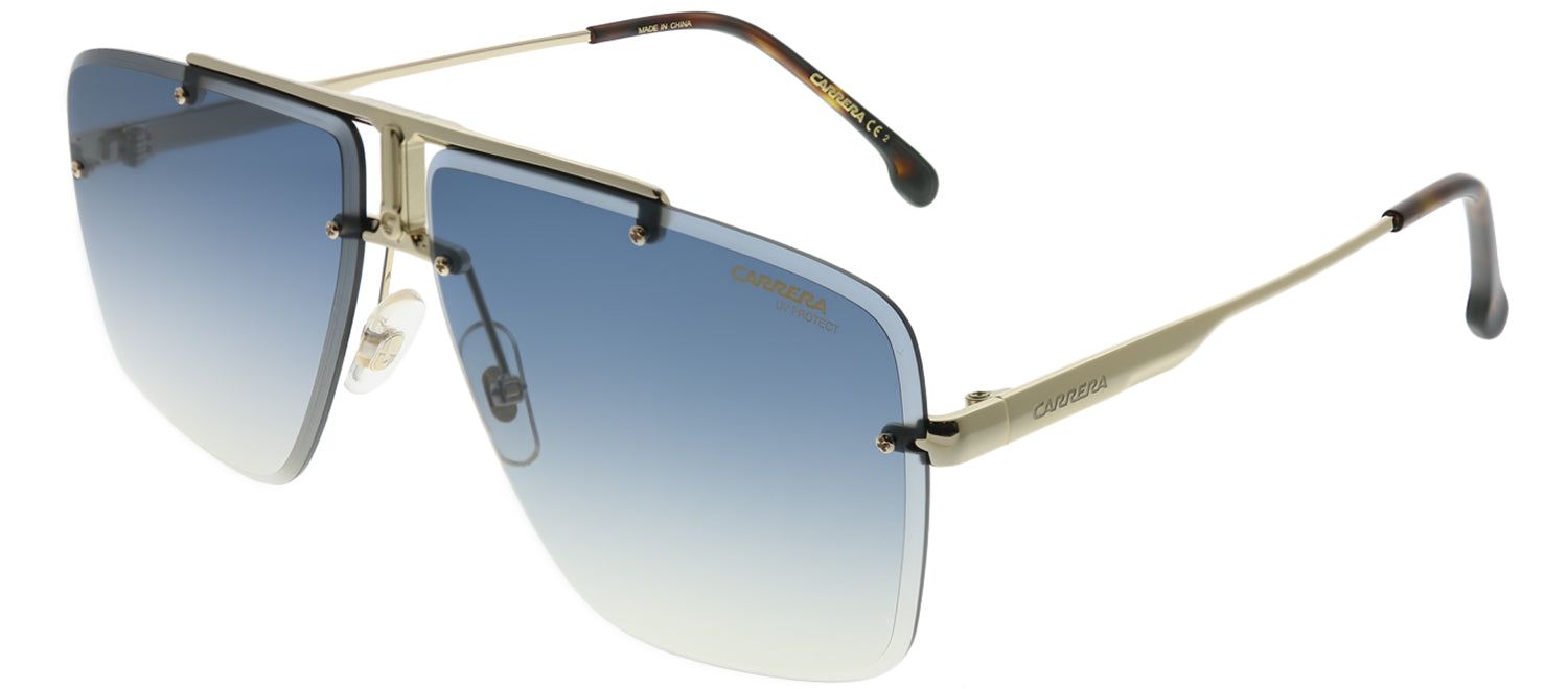 Carrera Navigator CA Carrera1016 001 08 Aviator Plastic Gold Sunglasses with Blue Gradient Lens sold by Gaffos product image thumbnail 2