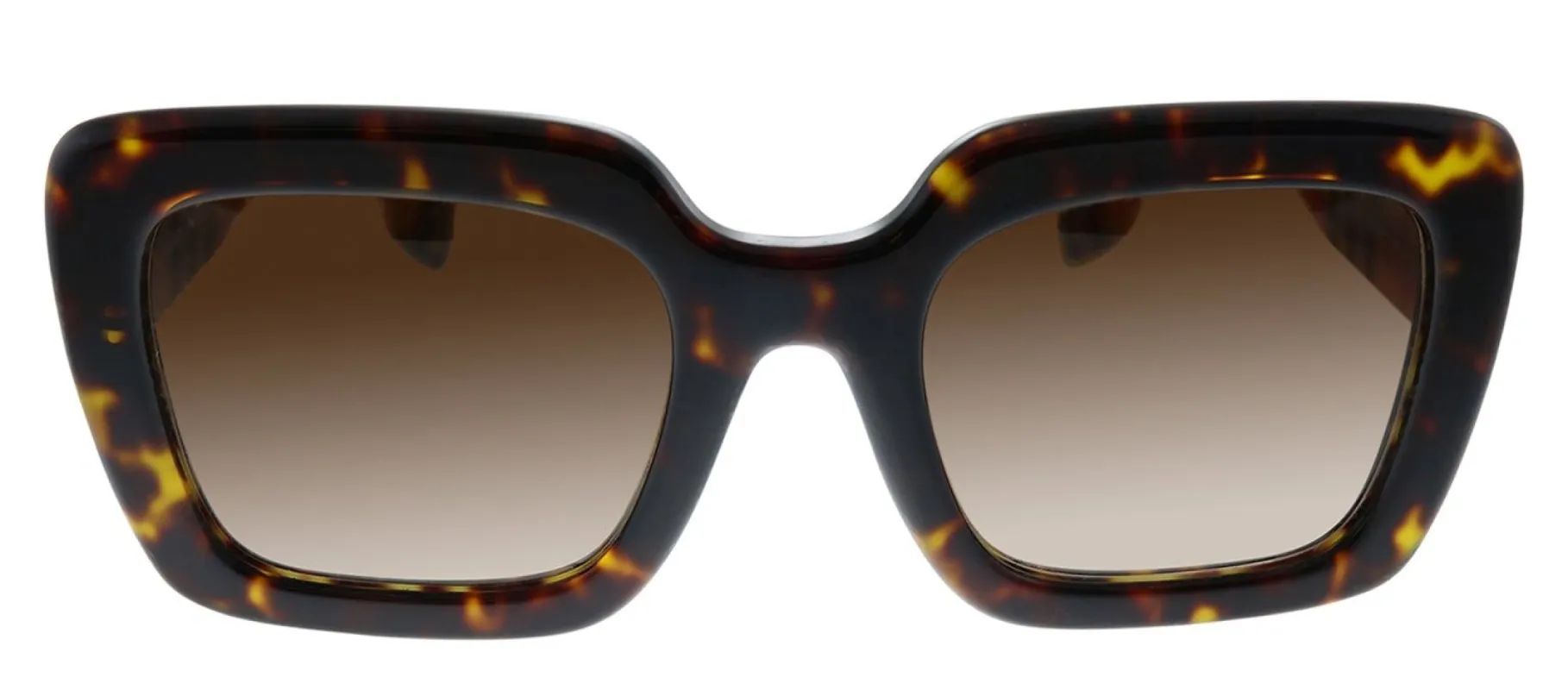 Burberry BE 4284F 390313 Square Plastic Havana Sunglasses with Brown Gradient Lens sold by Gaffos