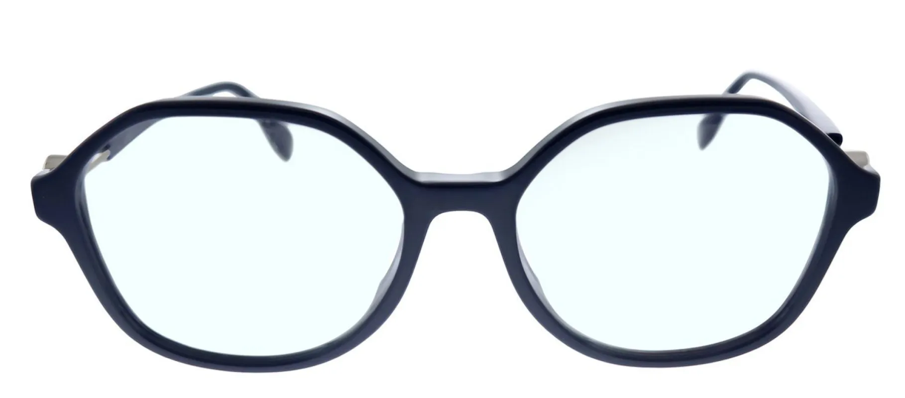 Fendi FF 0366/F PJP Geometric Plastic Blue Eyeglasses with Demo Lens sold by Gaffos
