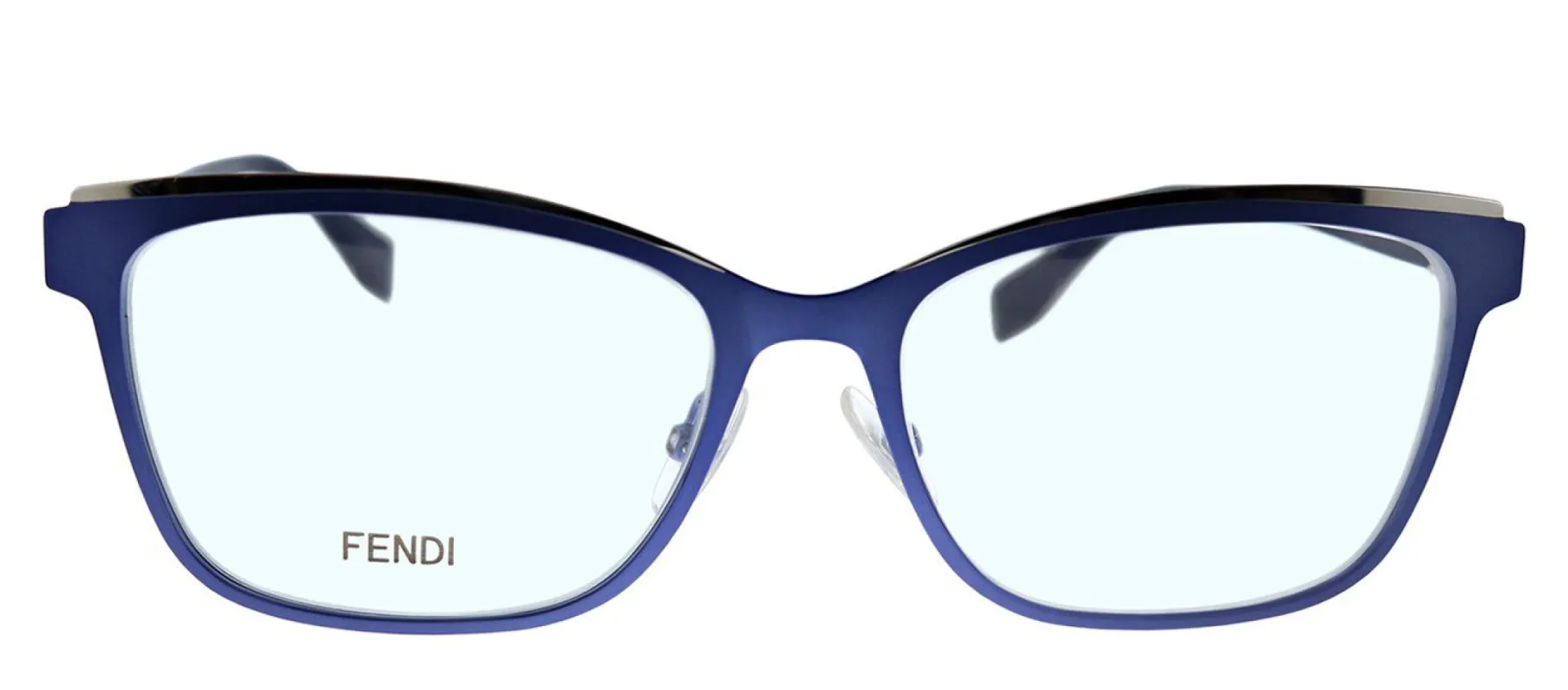Fendi FF 0277 PJP Square Metal Blue Eyeglasses with Demo Lens sold by Gaffos
