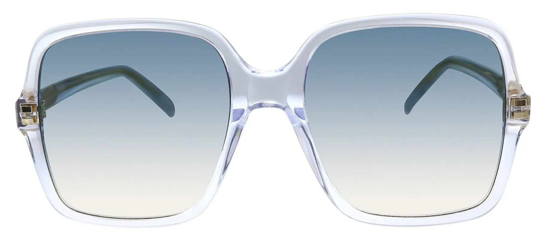 Givenchy GV 7123/G/S 900 Square Plastic Clear Sunglasses with Blue Gradient Lens sold by Gaffos