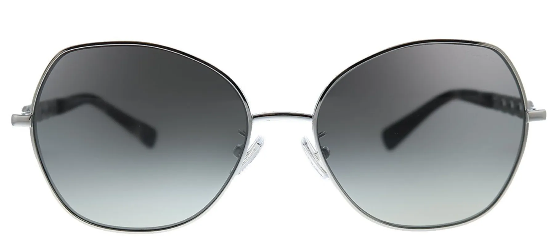 Coach L1130 HC 7112 900111 Butterfly Metal Silver Sunglasses with Grey Gradient Lens sold by Gaffos