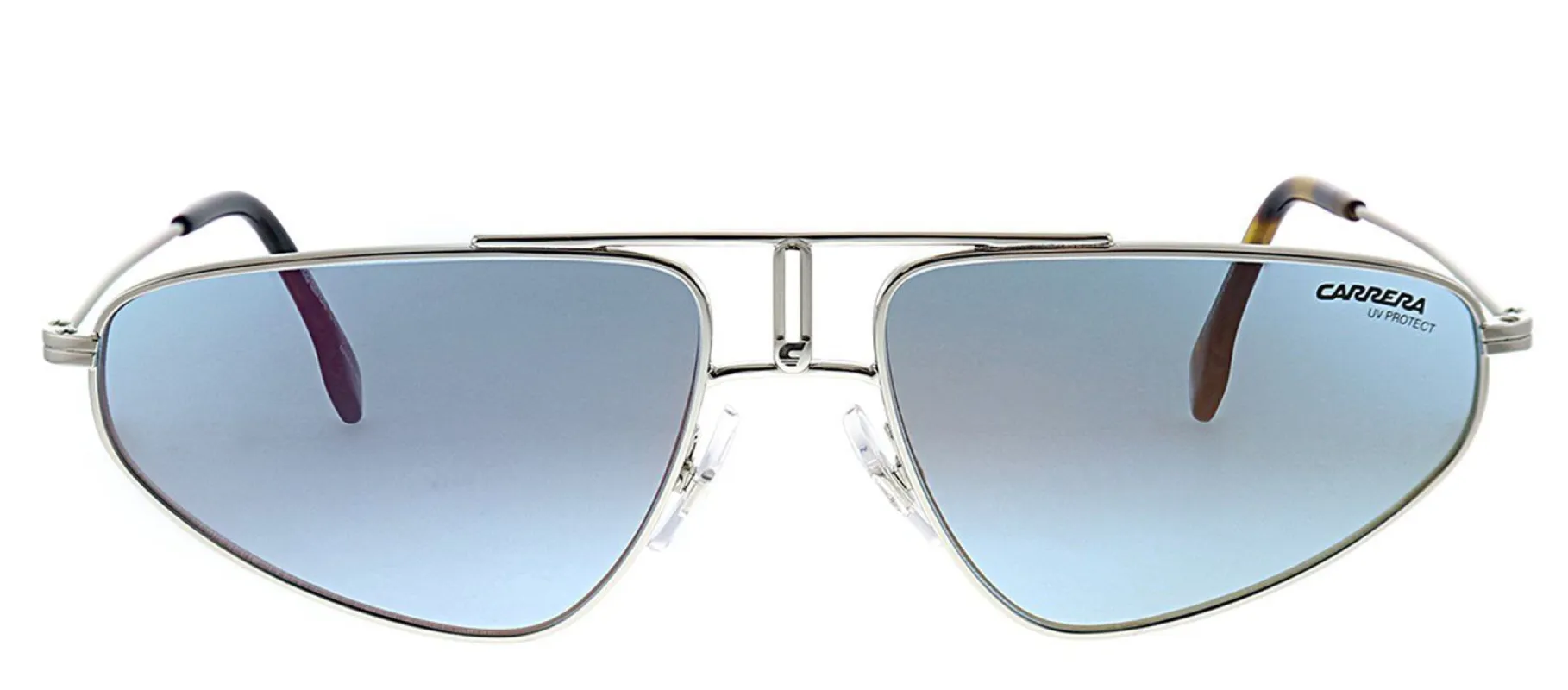 Carrera CA Carrera1021 010 2Y Aviator Metal Palladium Sunglasses with Blue Mirror Lens sold by Gaffos
