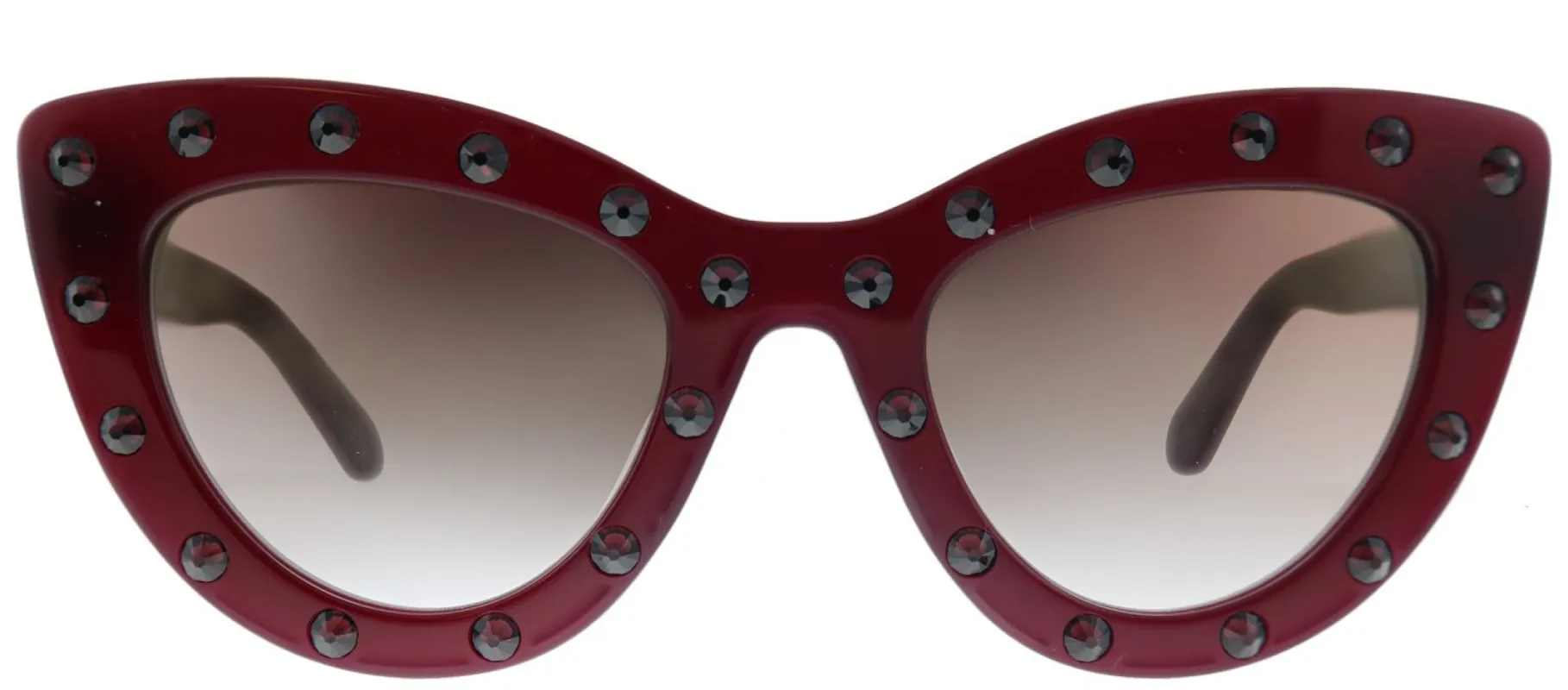 Kate Spade KS Luann/S S1K Cat-eye Plastic Burgundy/ Red Sunglasses with Gold Mirror Gradient Lens sold by Gaffos
