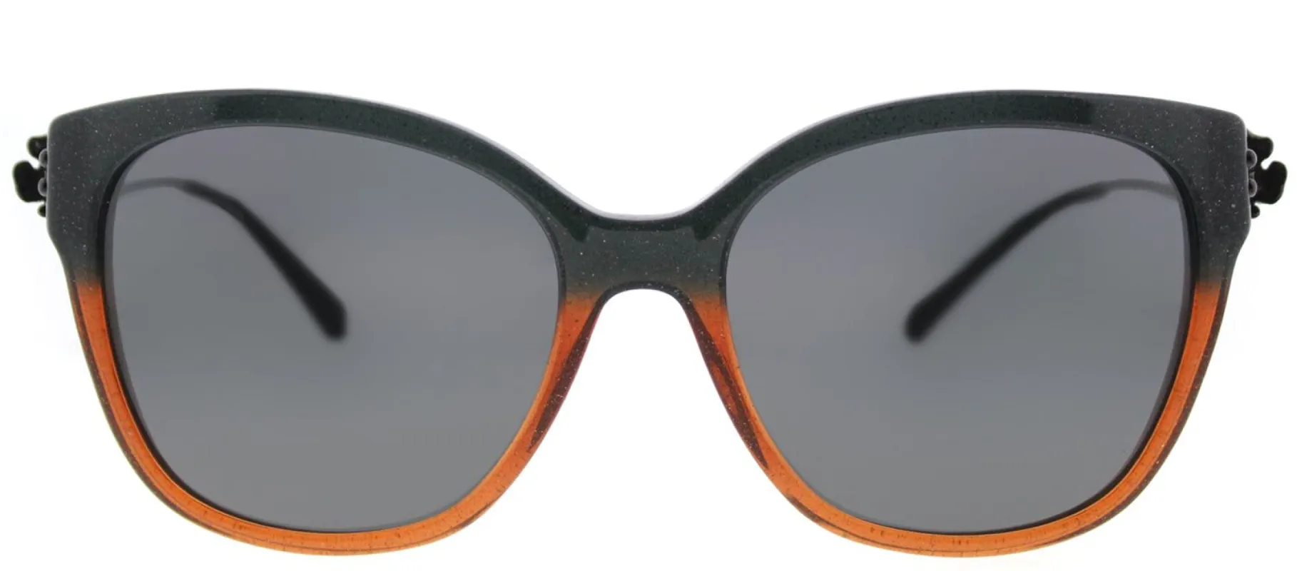 Coach HC 8218 547587 Square Plastic Black Sunglasses with Dark Grey Lens sold by Gaffos
